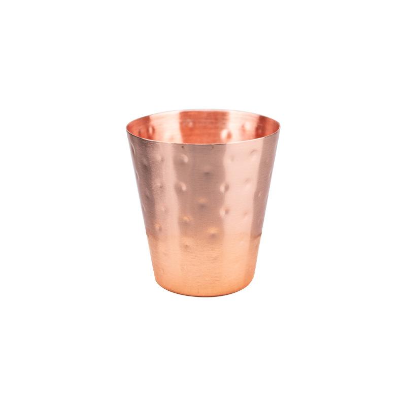 4 шт. Новые 100% Медные Кружки Чистая Цельная Форма Moscow Mule Чисто Медные Кружки 2 унции Коктейльные Кружки Пивная Молочная Кружка Посуда для Напитков