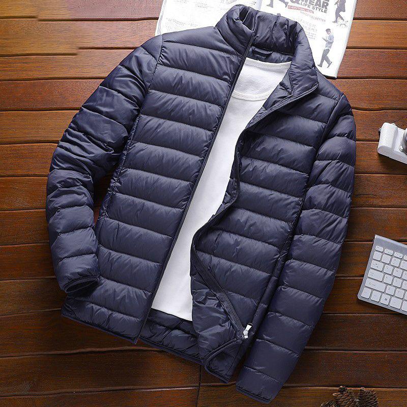 Men's Korean Style Slim Hooded Winter Down Jacket