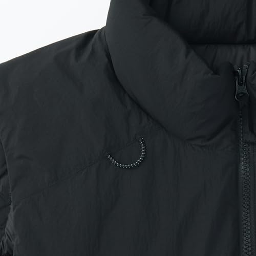 MUJI Men's Water-Repellent, Washable, Padded Walking Vest, AG003A4A, Black, Men's XL