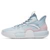 Anta Anti-Slip Durable Rebound Low-Top Basketball Shoes Men Sneakers Blue Pink 112241602-3