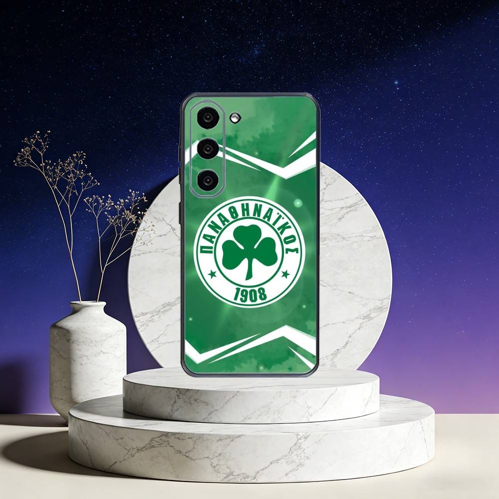 ART P-Панатинаикос А-Афины PA Чехол для телефона Samsung Galaxy A73,A72,A71,A70,A53,A52,A51,Другие Мягкий Черный Чехол