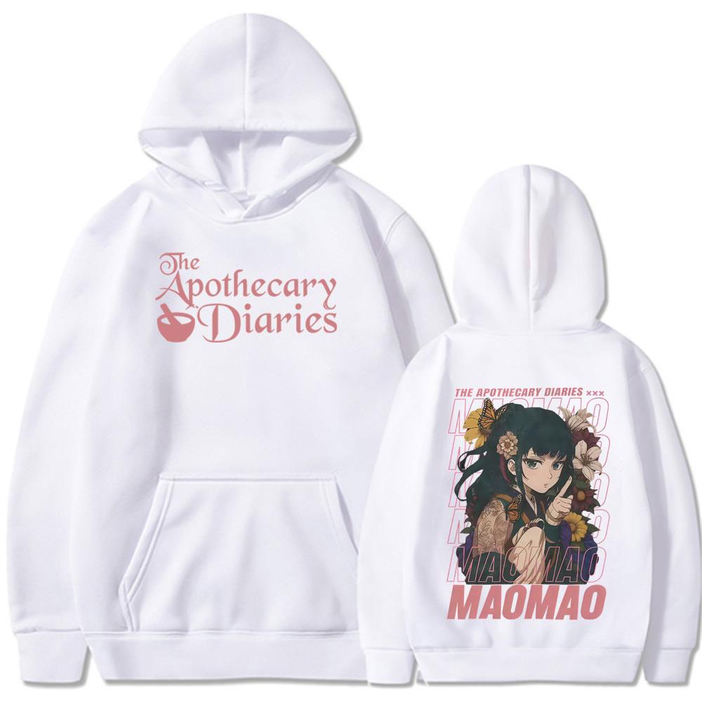 Аниме Дневники аптекаря Маомао Графическое худи Мужская Женская Одежда Модный Тренд Толстовки Длинный Рукав Оверсайз Мужской Пуловер