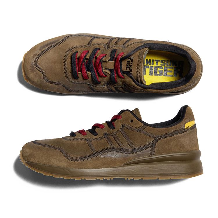 ONITSUKA TIGER Tiger Ally Stitch Модные Универсальные Кроссовки на Толстой Подошве, Прочные Повседневные Кроссовки Унисекс, Коричневые 1183C447-201