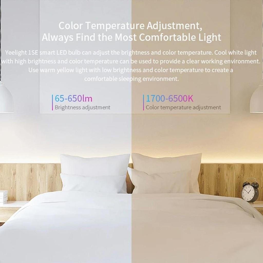 Yeelight 1SE красочная лампа E27 умное приложение WIFI пульт дистанционного управления умная светодиодная лампа температуры работает с Google Alexa