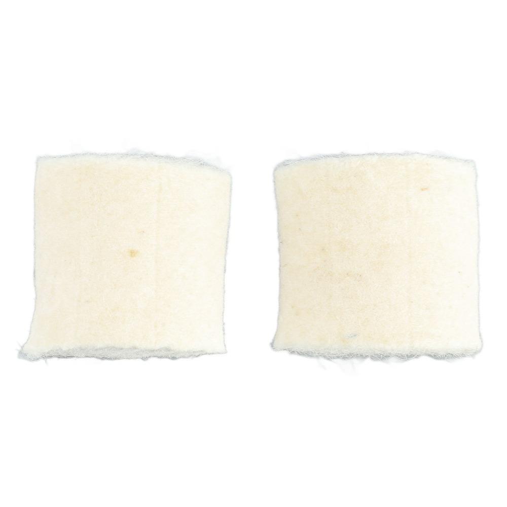 2PCS Lightweight Design Drum Pedal Beater Felt Material Replacement Beater Pads For Drummers