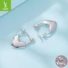 Simple And Versatile S925 Sterling Silver Love Ear Buckle Classic Design Heart Earrings Earrings