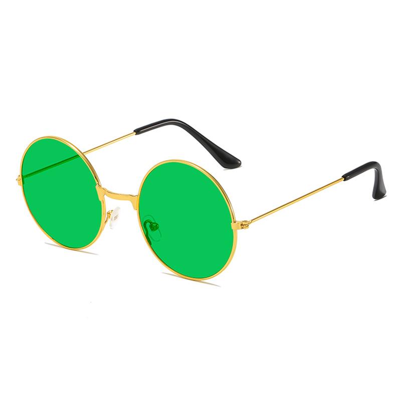 Европейские и американские ретро круглые солнцезащитные очки новые цветные очки в стиле морской пехоты для женихов модные солнцезащитные очки