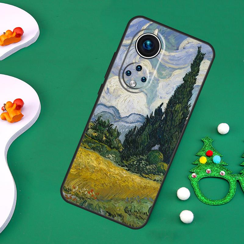 Oil Painting Van Gogh Case For Honor 200 Pro X9c X9b X9a X8a X8b X7a X6a X8 X9 50 70 90 Magic 5 6 7 Lite Cover