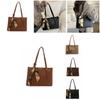 Modern And Sophisticated Large Pu Shoulder Tote Bag For Women With Phone Pocket
