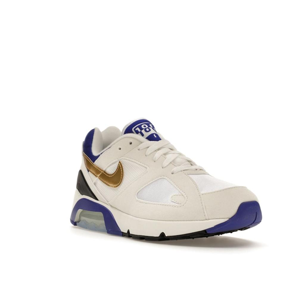 Nike Air Max 180 Concord 2024 Unisex Sneakers White Summit-White Metallic-Gold FJ9259-101