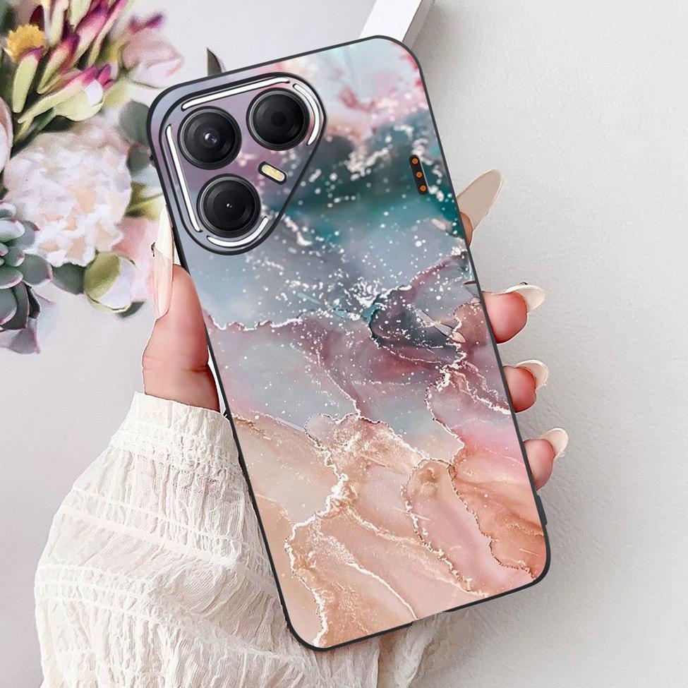 For Tecno Pova 7 5G Cover Case LJ7 Luxury Butterfly Love Fashion Flowers Cool Lion Painted Phone Case For Techno Pova7 5G Bumper