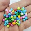 Acrylic Pine Beads 200Pcs 6 Mm Multi-color Round Beads Handmade Jewelry Making Materials Jewelry Accessories DIY Bracelet Necklace