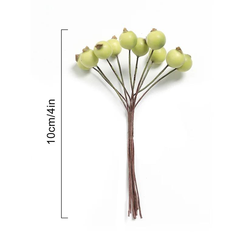 1/3 шт. Букет из рождественских ягод из пенопласта с голубикой, искусственный цветок, DIY украшение для венка для дома, свадебное украшение, подарок в коробке для конфет