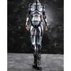 New Halloween Mechanical Armor Jumpsuit Cyberpunk Armor Warrior Cosplay Catsuit 3d Printing Adult Zentai Suit Carnival Party Set