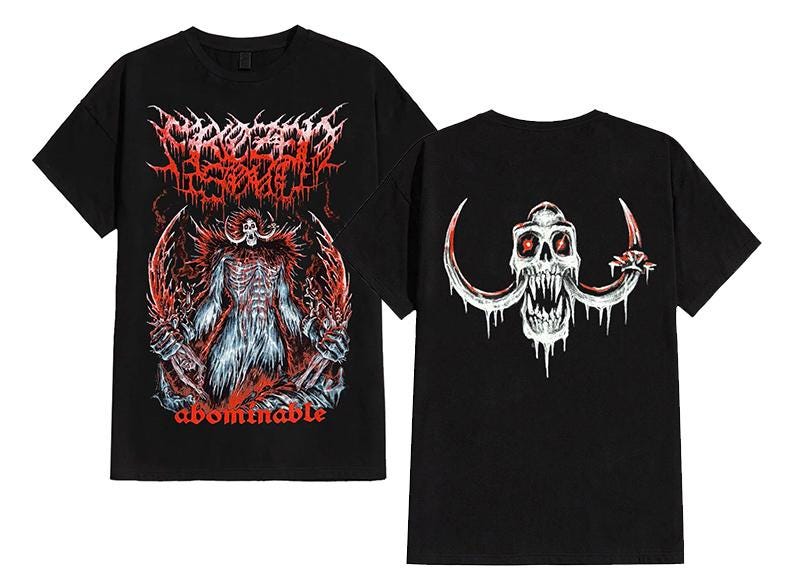 Frozen Soul Abominable Shirt - Frozen Soul Band Tee - Frozen Soul T-shirt Hoodie - Abominable Shirt - Death metal band shirt