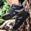 Shoes Men's Large Size Outdoor Low-top Hiking Shoes Summer Breathable Fly-woven Mesh Hollow Fashion Boots