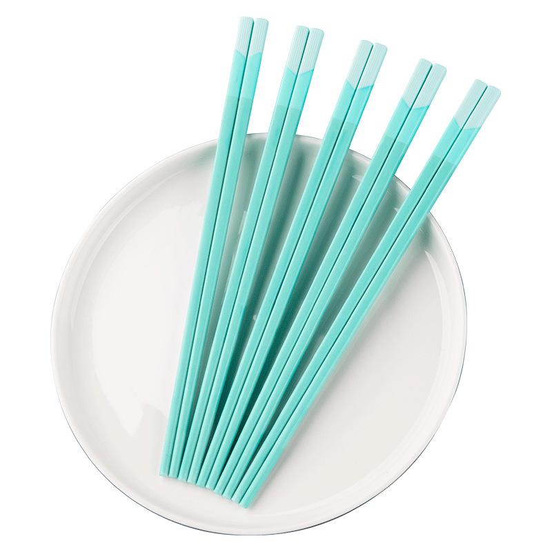 5 Pairs High Temperature Resistant Non-slip Japanese Sakura Chopsticks Household Reusable for Sushi Hashi Food Sticks Tableware