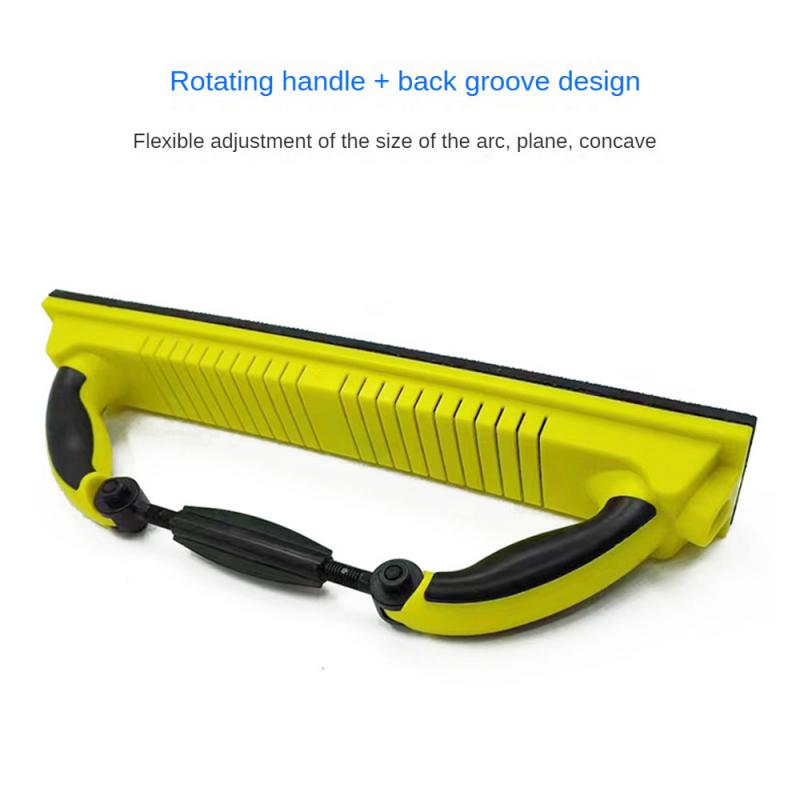 Dry Grinding Hand Wash Board 70*400mm Rectangular Hand Grinding Board Putty Ash Hand Planer Sandpaper Car Body Repair Tool