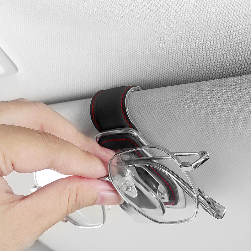 VCJ1 Car Glasses Sun Visor Box Auto Sunglasses Clip Card For Mercedes Benz W203 W206 W220 W205 W211 W212 W201 W210 AMG