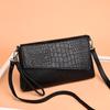2024 Trendy Korean Crocodile Pattern Women's Handbag & Crossbody Clutch Bag