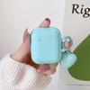 Для airpods pro/airpods 2 чехол милый фиолетовый однотонный чехол для наушников с цепочкой airpods силиконовый чехол с героями мультфильмов airpods 3 сумки