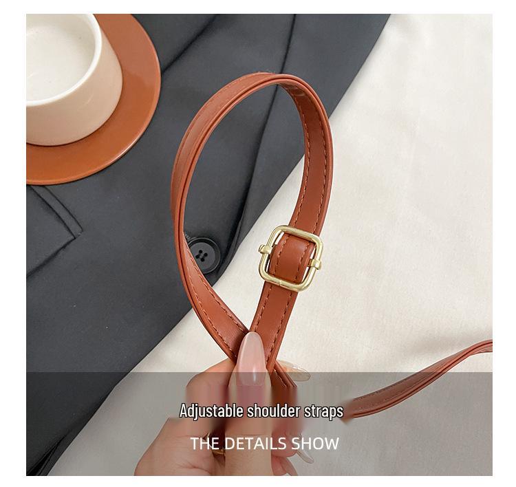 Трендовая женская сумка кроссбоди и тоут на плечо 2025 - Простой принт, текстура ПУ