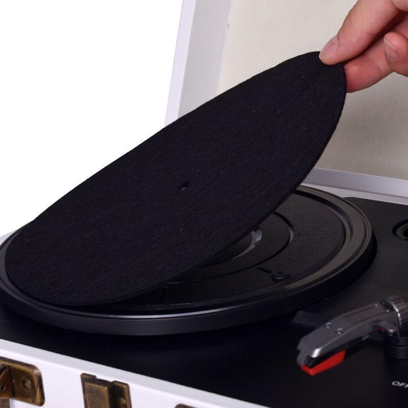 Felt Turntable Vinyl Record Pad Lp Anti-Slip Mat 3Mm Thick For Lp Vinyl Record