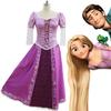 Elegant Adult Fairytale Princess Tangled Rapunzel Cosplay Costume For Halloween Parties