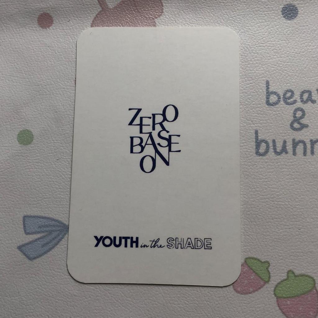 [USED] ZEROBASEONE Ricky ZB1 1st week Sanok Zebewan trading card