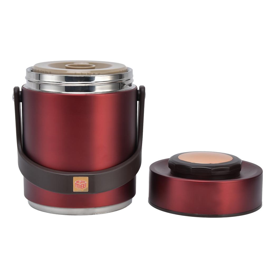 Изолированный ланч-бокс большой вместимости 1,5 л из нержавеющей стали, портативный, с вакуумной термоизоляцией, для взрослых и студентов