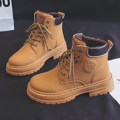 Женские летние новые парные короткие ботинки в британском стиле, универсальные рабочие ботинки для альпинизма и активного отдыха с толстой подошвой и нескользящей подошвой