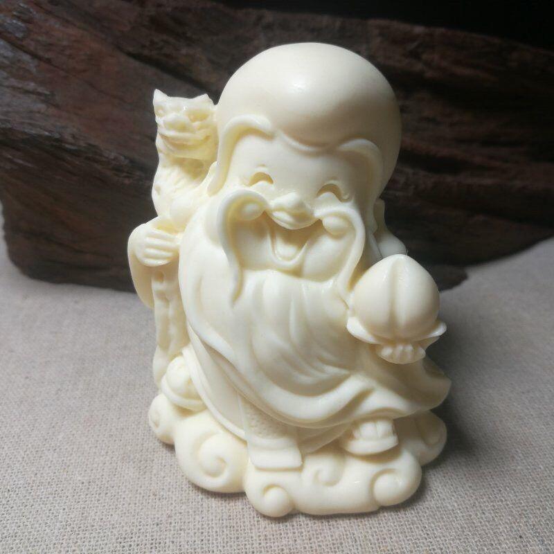 Бутик Слоновая кость Фрукты Антарктическая Фея Вэн Скульптура Украшения Домашние Аксессуары Подарок на День Рождения для Пожилых Ремесла Шоусингун