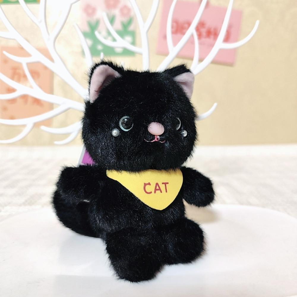 Stuffed Douding Cat Doll Figures Cartoon Cat Doll Pendant Anime Doll Cat Plush Doll Keychain Girls