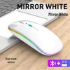 Rechargeable Luminous Bluetooth Dual-Mode Silent Wireless Mouse for Office/Home (Compatible with Huawei & Lenovo)