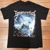 Immortal At the Heart of winter Футболка с принтом группы S-5XL SG267 Унисекс