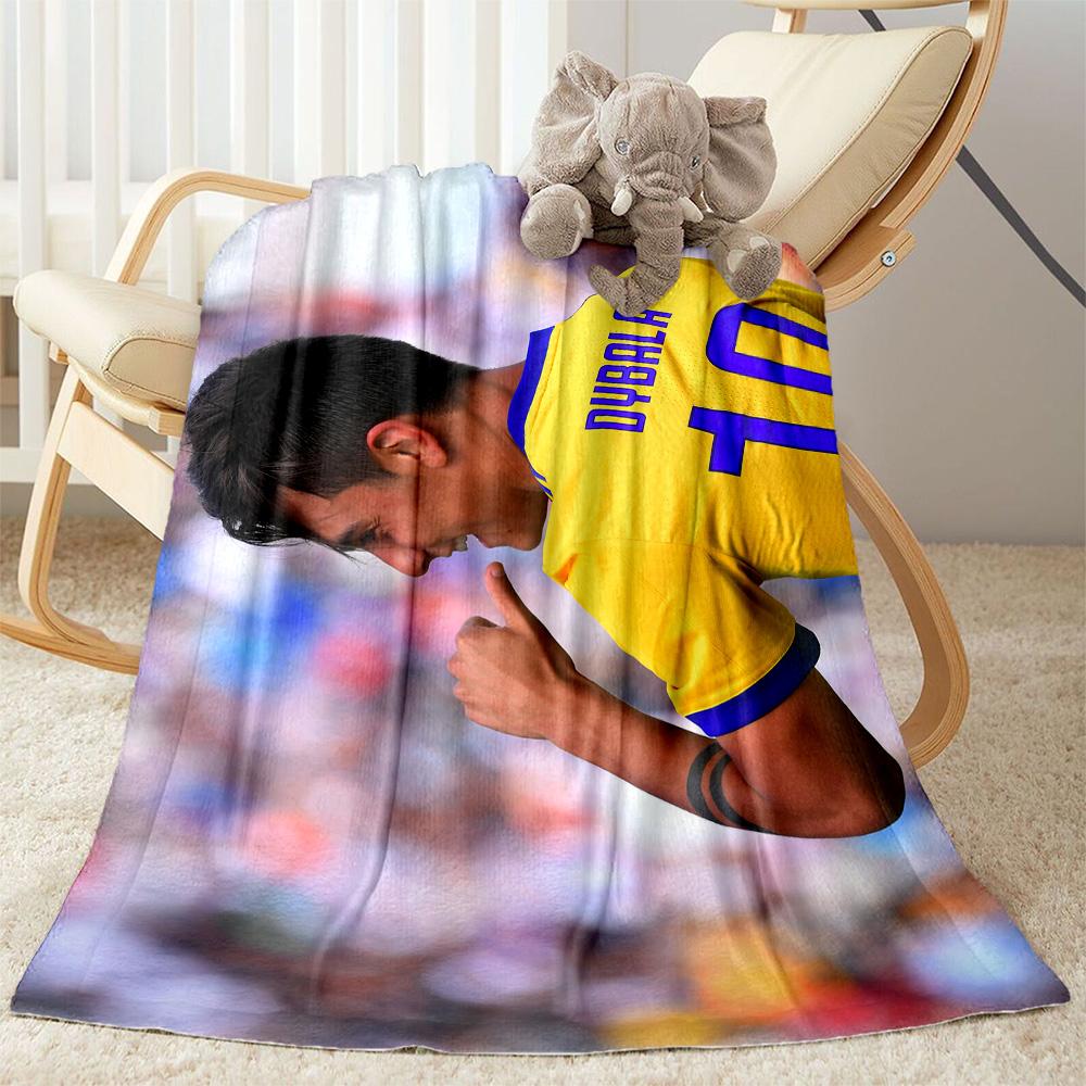 Juventus Player Action Blanket Soft & Cozy Great for Couch Picnics Bedding Four Seasons Multipurpose Playful Design Gift for Travel Home Birthdays