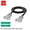 DB15 3-рядный 15-контактный двойной экранированный VGA-последовательный кабель