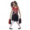 Smiffys Girls Zombie Cheerleader Costume Set
