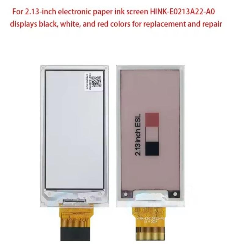 2.13Inch Electronic Paper Display Low Power Usage Wide Visibility Portable Construction Not Toxic Components
