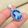 Восхитительный драгоценный камень танзанит 925 пробы серебряные ювелирные изделия ручной работы великолепный кулон для любого случая