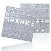 Точно без INTERTOYBO Sujibori Guide Gunpla Muscle Carving Sujibori Guide Etching Guide Template Plastic Model Model Detail Up [Гравировка