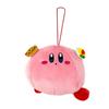 Kirby Delicious Outing Mini Plush Mascot, Approx. 11cm, with Toy Diamond (Fully Filled Kirby)