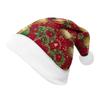2024 Personalized Christmas Santa Hat - Short Plush, Printed, for Adults & Kids