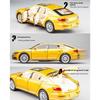 1/32 Scale Alloy Toy Car Model CC with Sound & Light, Retro Pull-Back Action - Authentic Replica for Kids & Collectors