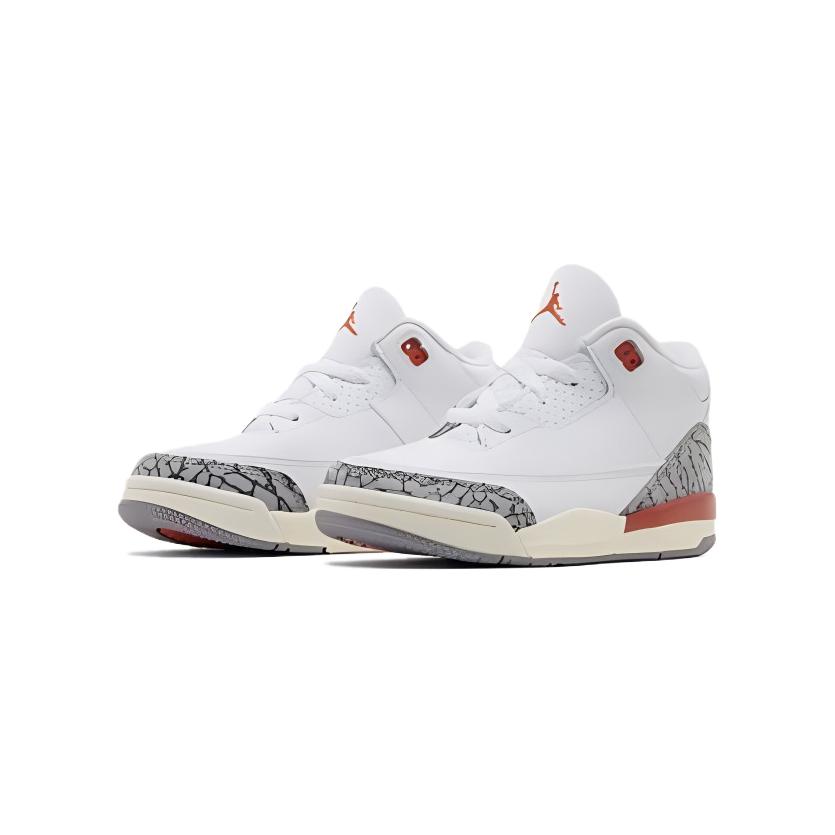 Кроссовки Air Jordan 3 Retro TD Georgia Peach Baby White Cosmic-Clay Sail FQ9175-121