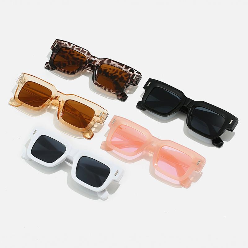 New Vintage Square Sunglasses Women Men Brand Rectangle Sun Glasses Female Oval Eyewear Oculos De Sol for Male Female Eyeglasses