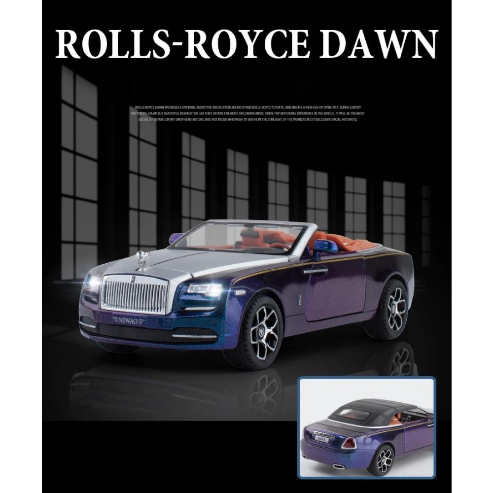 1/24 Rolls Royce Dawn Spofec литые игрушечные машинки и игрушечные машинки модель автомобиля звук и свет инерционные машинки игрушки для детей подарки