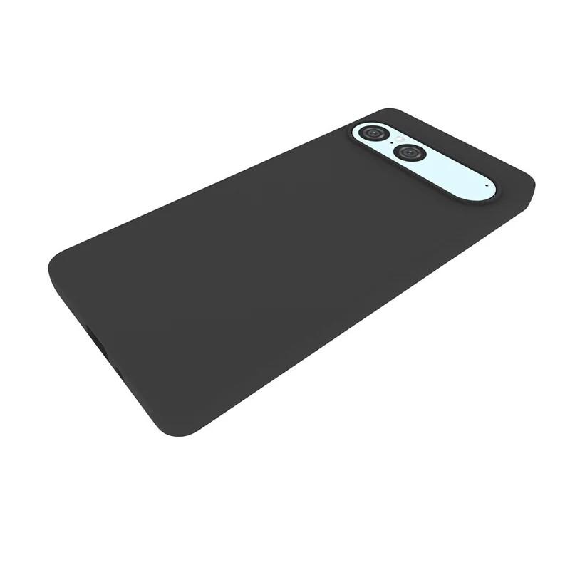 Для Sony Xperia 10 VII Чехол из ТПУ WANLONFENG Серия MS Матовая задняя крышка с закаленным стеклом (Объектив с большим отверстием)