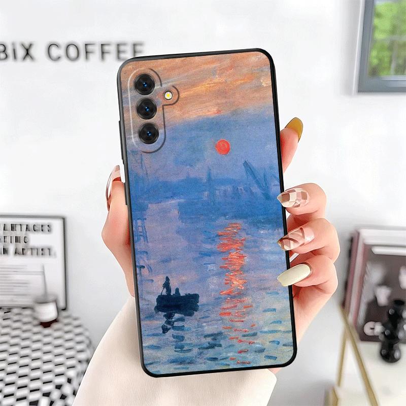 Масляная живопись Клода Моне Мягкий чехол для телефона для Samsung A17 A37 A57 A16 A26 A36 A56 A15 A25 A35 A55 A14 A24 A34 A54 A13 A23 A33 A5