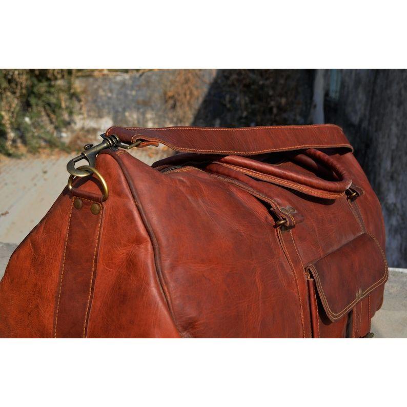 Кожаная дорожная спортивная сумка, спортивная сумка ручной работы, спортивная сумка